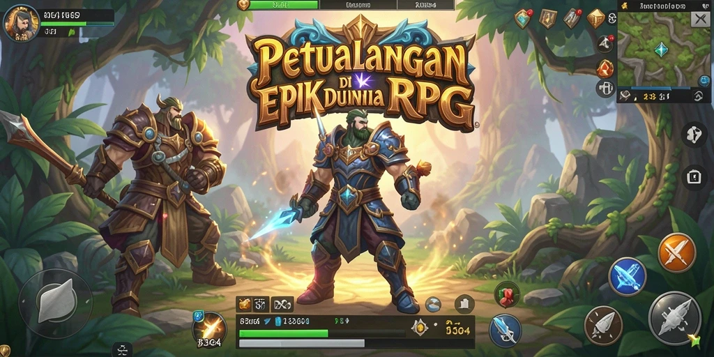 Tampilan gameplay 8364 yang penuh aksi dan petualangan.