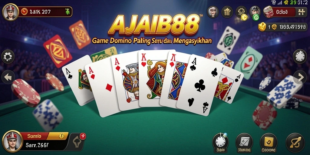 Tampilan gameplay seru AJAIB88 dengan pemain yang bersaing.