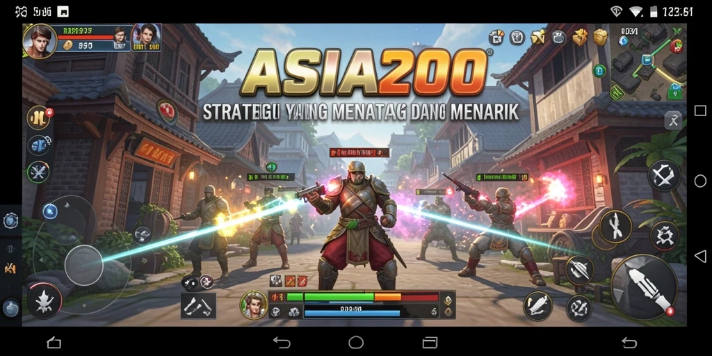 Menampilkan gameplay intens dan strategi di ASIA200.