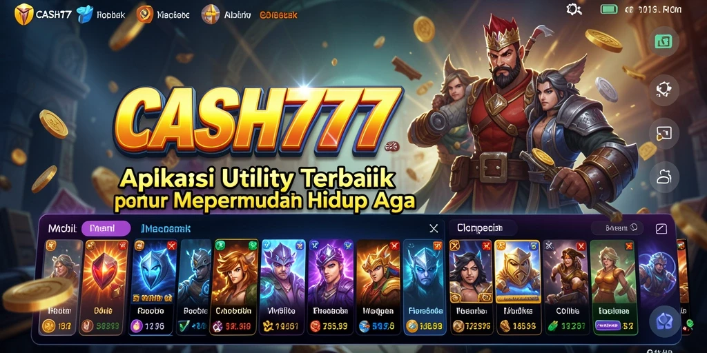 Tampilan utama CASH777 yang menunjukkan fitur pengelolaan keuangan.