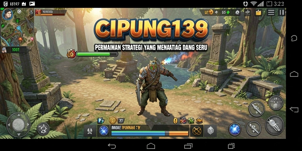Tangkapan layar utama gameplay <strong>CIPUNG138</strong> yang menunjukkan pertempuran strategis yang mendebarkan.