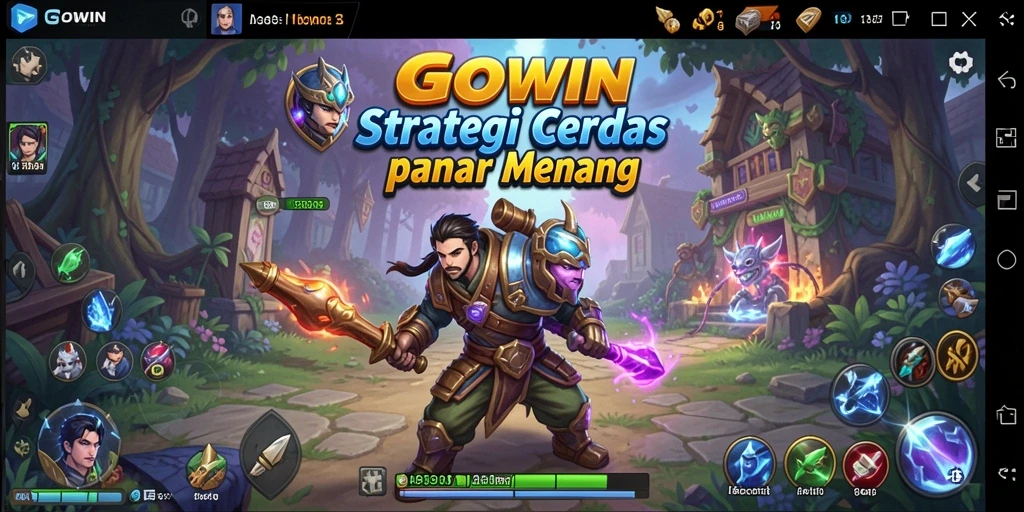 Tampilan gameplay <strong>GOWIN</strong> yang menegangkan dan penuh strategi.