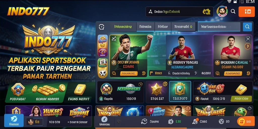 Screenshot gameplay INDO777 yang menampilkan berbagai opsi taruhan.