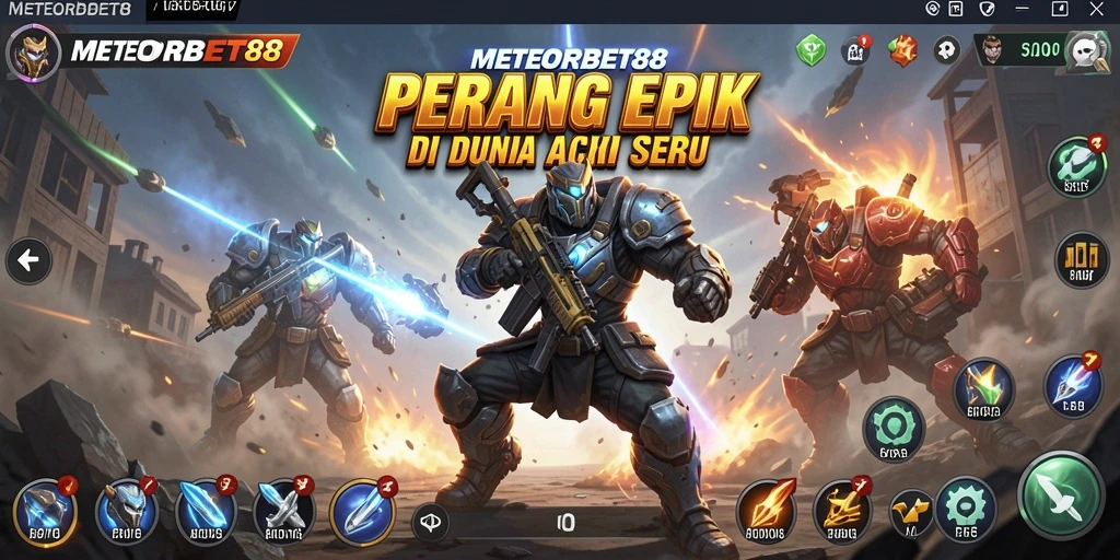 Tampilan menegangkan dari gameplay <strong>METEORBET88</strong> dengan aksi yang mendebarkan.