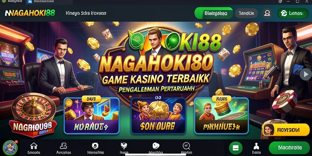 Screenshot gameplay NAGAHOKI88 menampilkan berbagai permainan kasino yang menarik.