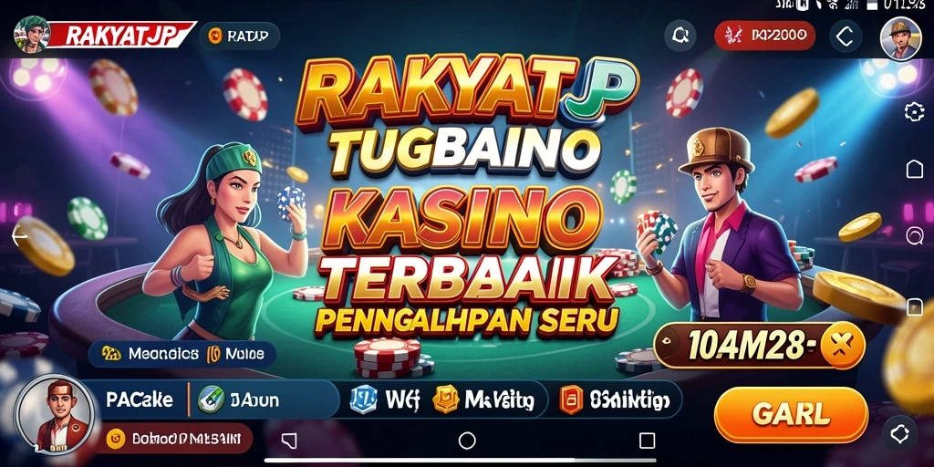 Tampilan gameplay mendebarkan dari RAKYATJP yang memukau.