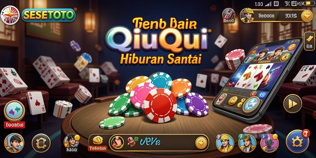 Screenshot SESETOTO menampilkan permainan QiuQiu yang seru dan mendebarkan.