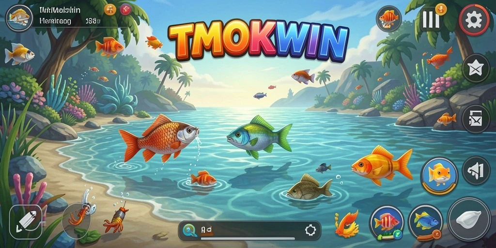 Tangkapan ikan yang menarik dalam gameplay TMOKWIN.